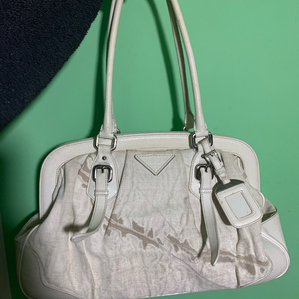 Vintage Prada Saffiano Leather Canapa Frame